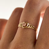 Blooming Heart Ring