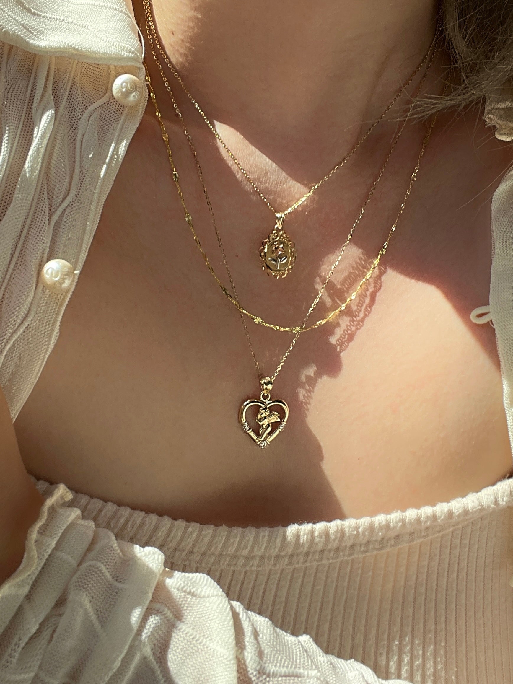 Shops angel heart necklace